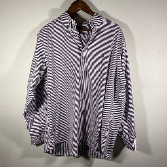Ralph Lauren custom fit button down 17 1/2 34/35 - Picture 7 of 8